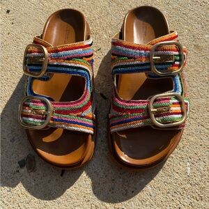 The White Lotus X Aqua sandals